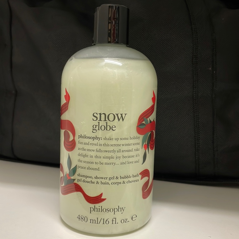 NEW Philosophy Snow Globe shampoo, shower gel & bubble bath